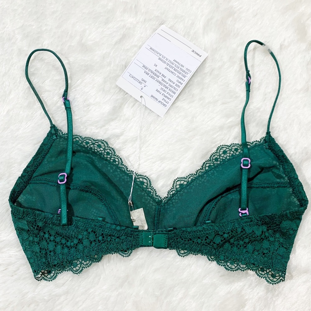 Free People Maya MultiWay Soft Bra Emerald Pine - Picture 4 of 10